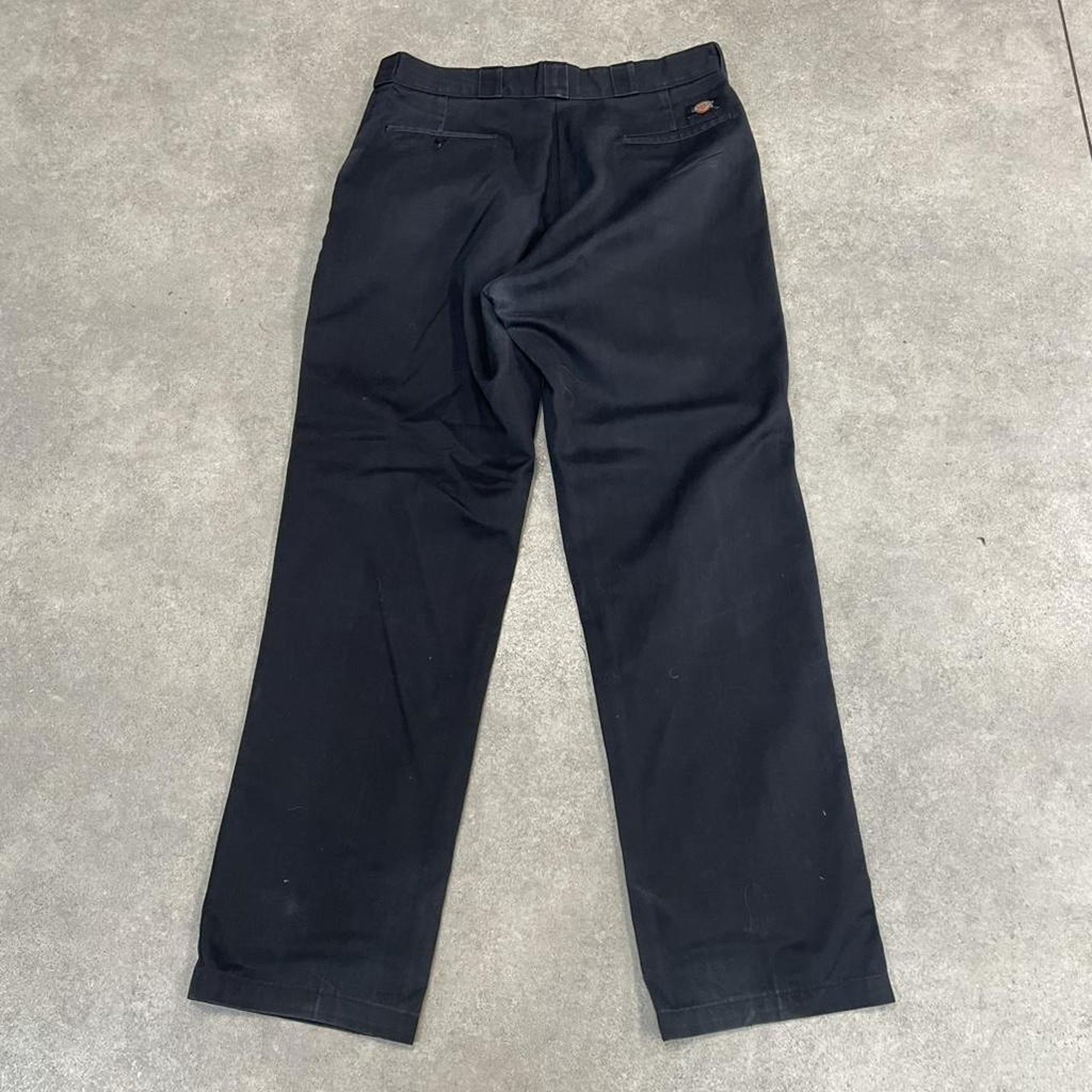 Dickies Black Chino Skater Trousers Workwear Pants