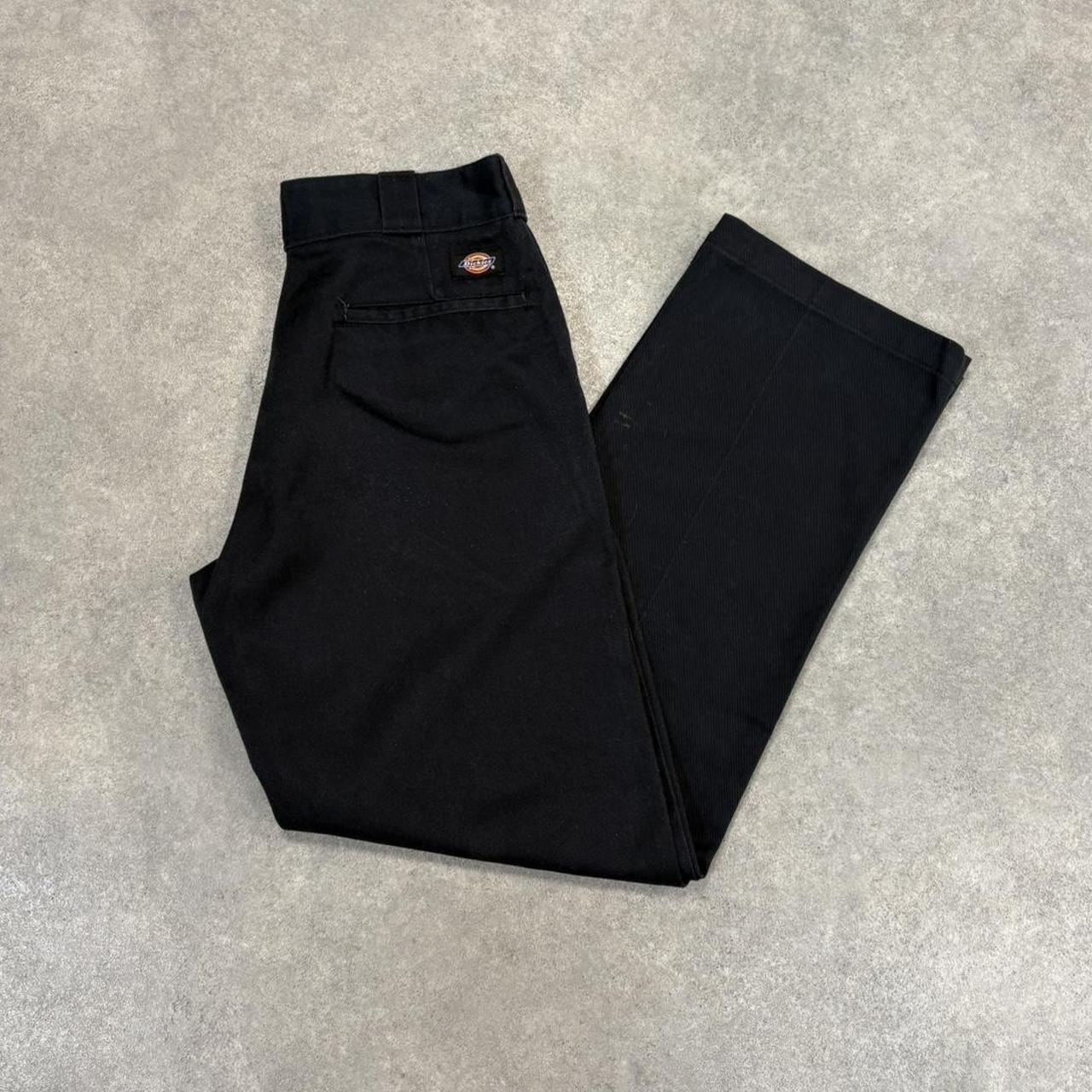 BR1912ZV-U - Vintage retro essential Black Dickies Straight Leg Trousers pants casual workwear #skater #utility #workwear #straightleg #dickies