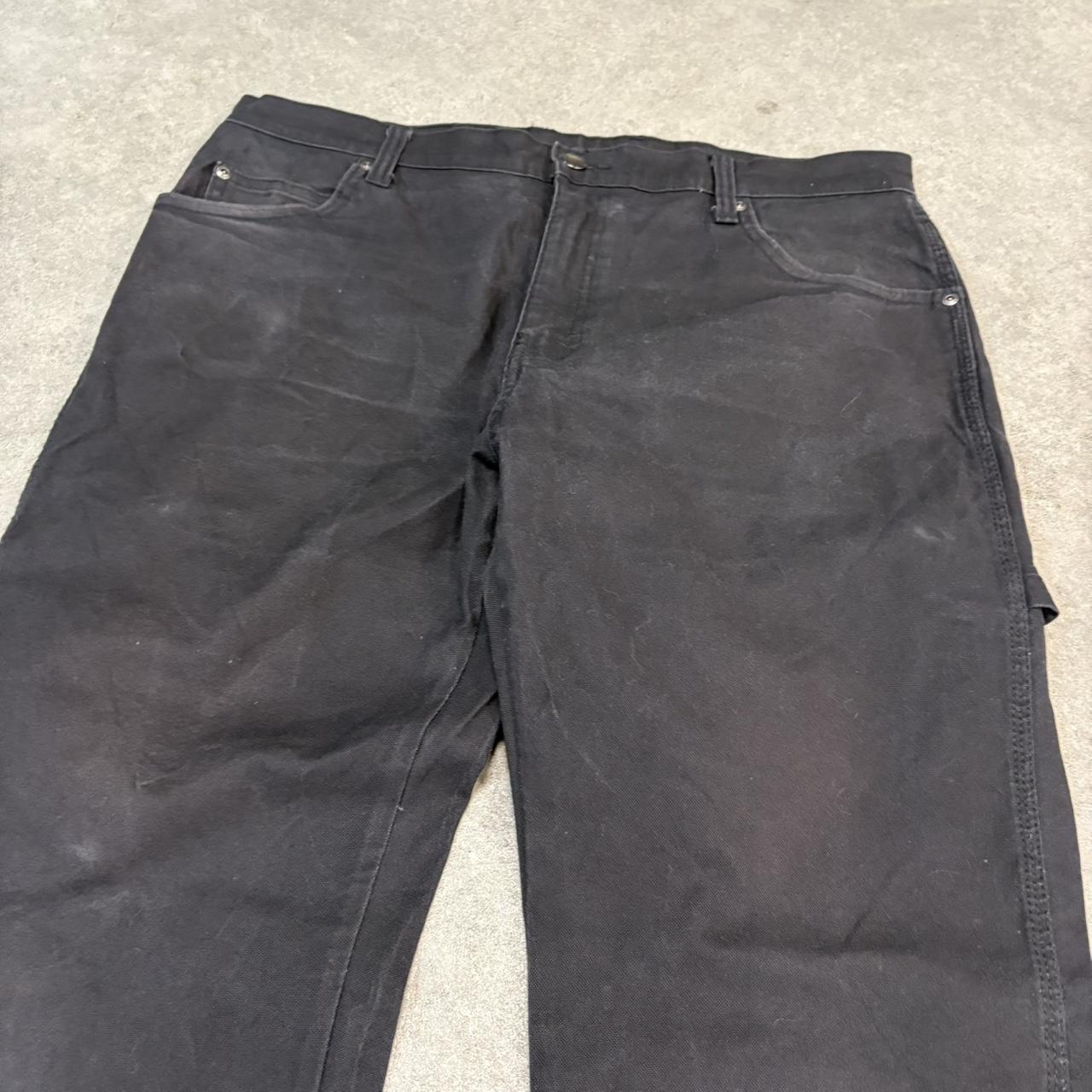 BR2306OD-U - Vintage retro essential Black Dickies Carpenter Trousers pants casual workwear #skater #utility #workwear #carpenter #dickies