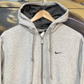 00s Nike Full Zip Embroidered Swoosh Hoodie