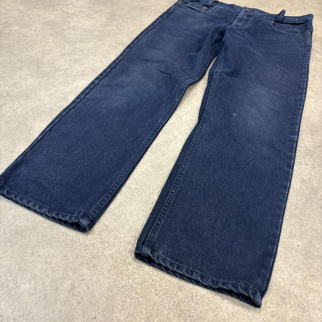 MES2705J - Vintage retro essential Diesel Navy Wash Denim Jeans Trousers pants #denim #straightleg #diesel #y2k #designer