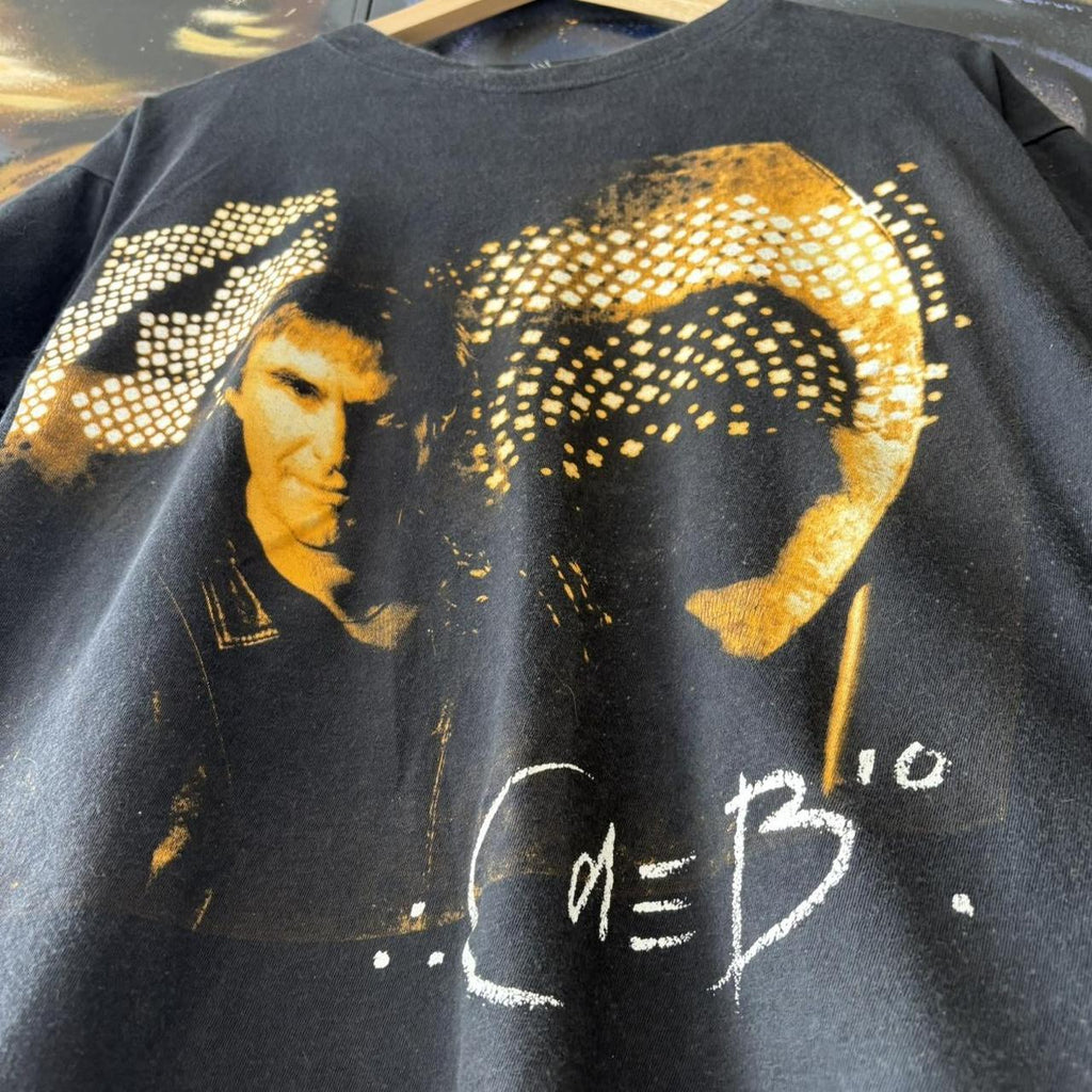 Vintage Chris De Burgh T Shirt Tee Mens Medium Black 1992/93 Tour Band Graphic Single Stitch Top 90s