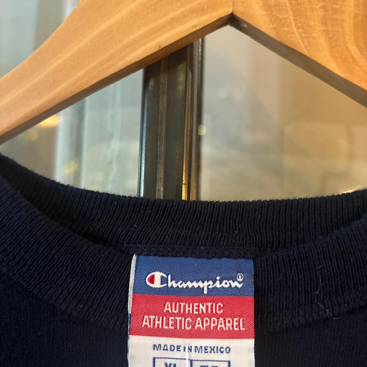 TEE431P - Vintage Retro Essential Navy Champion 2000 Super Bowl Graphic Print Top Tee T-shirt #y2k #graphic #superbowl #champion #nfl