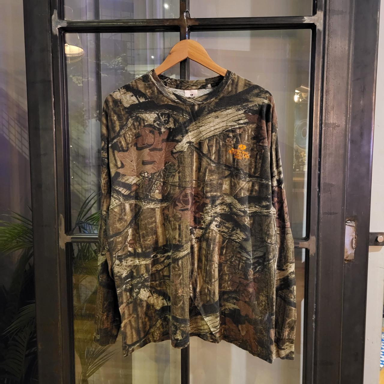 RTT123 - Vintage Retro essential RealTree Camouflage Khaki Green Brown Field Hunting graphic print Top T-Shirt Tee #hunting #camo #utility #realtree