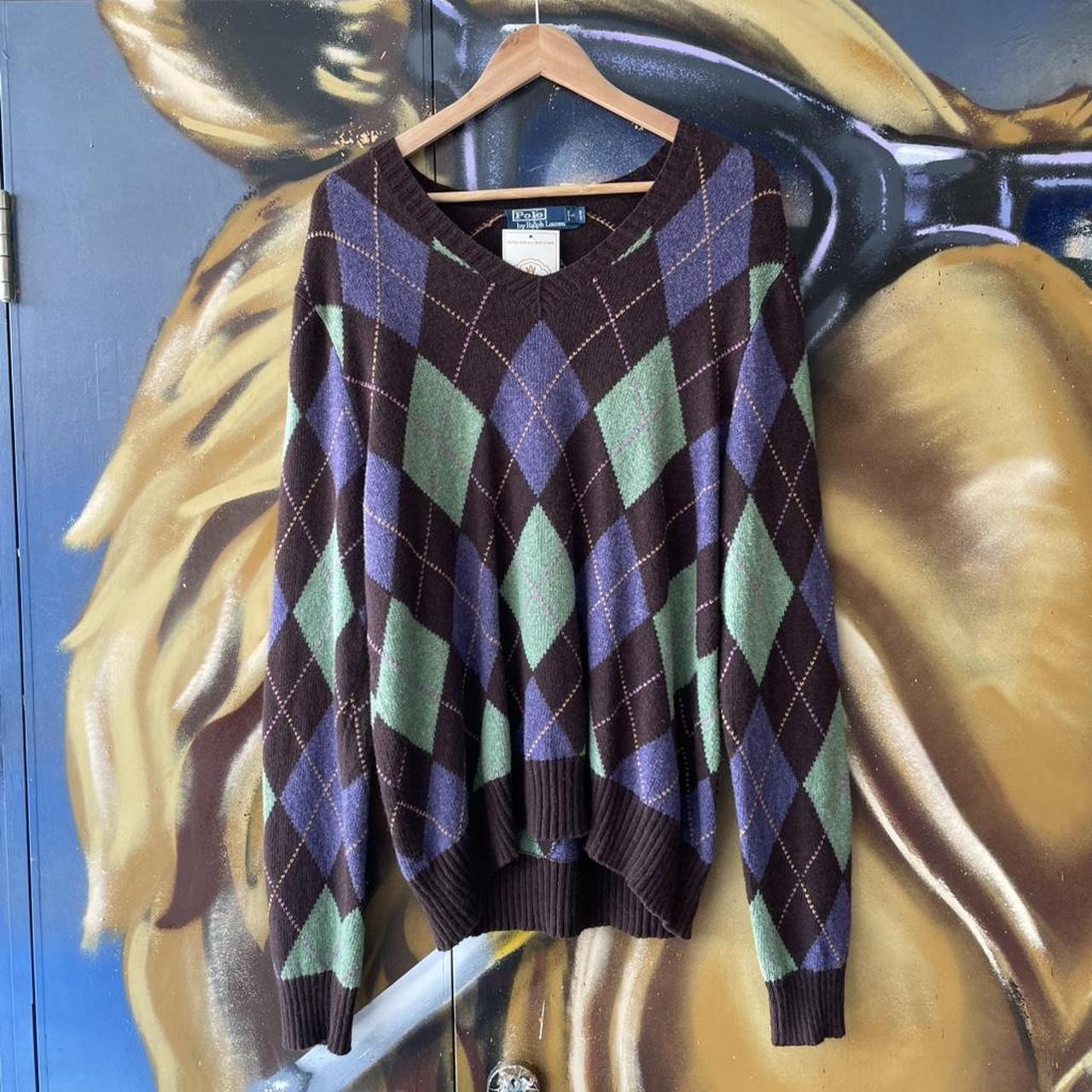 Ralph Lauren Cashmere Blend Golf Knit Sweater