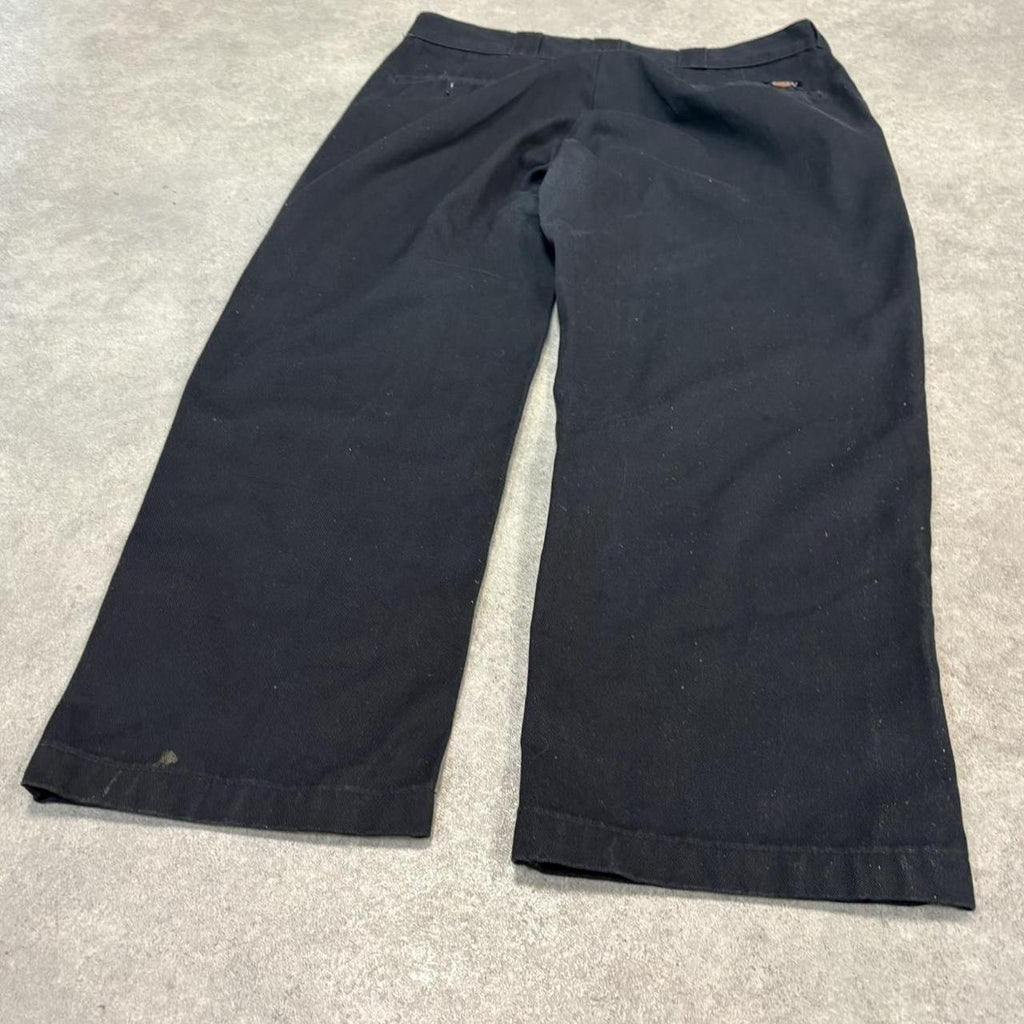 BR1011BA-U - Vintage retro essential Black Dickies Straight Leg Trousers pants casual workwear #skater #utility #workwear #straightleg #dickies