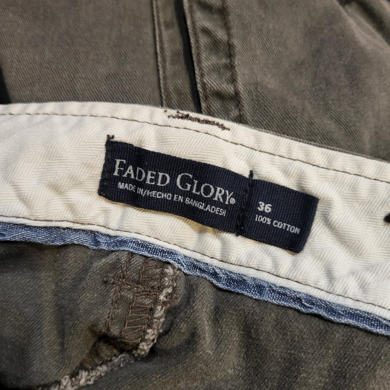 JRT217 - Vintage Retro Dark Grey Faded Glory Cargo Cargo Workwear Shorts Jorts #y2k #cargos #jorts #skater #hiphop