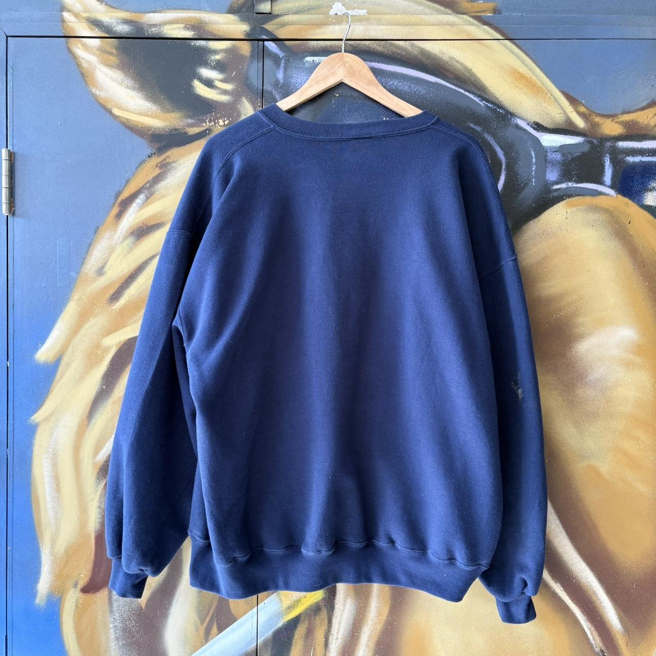 CP1302BF-U - Vintage Retro Essential Russell Athletic MLB Seattle Marines Baseball Crewneck Jumper Sweatshirt with large embroidered logos #90s #sportswear #seattle #baseball #mlb
