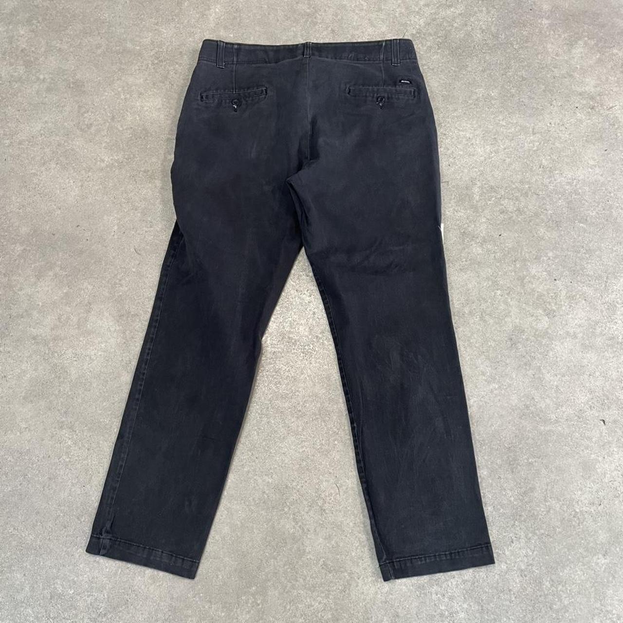 Dickies Black Chino Skater Trousers Workwear Pants