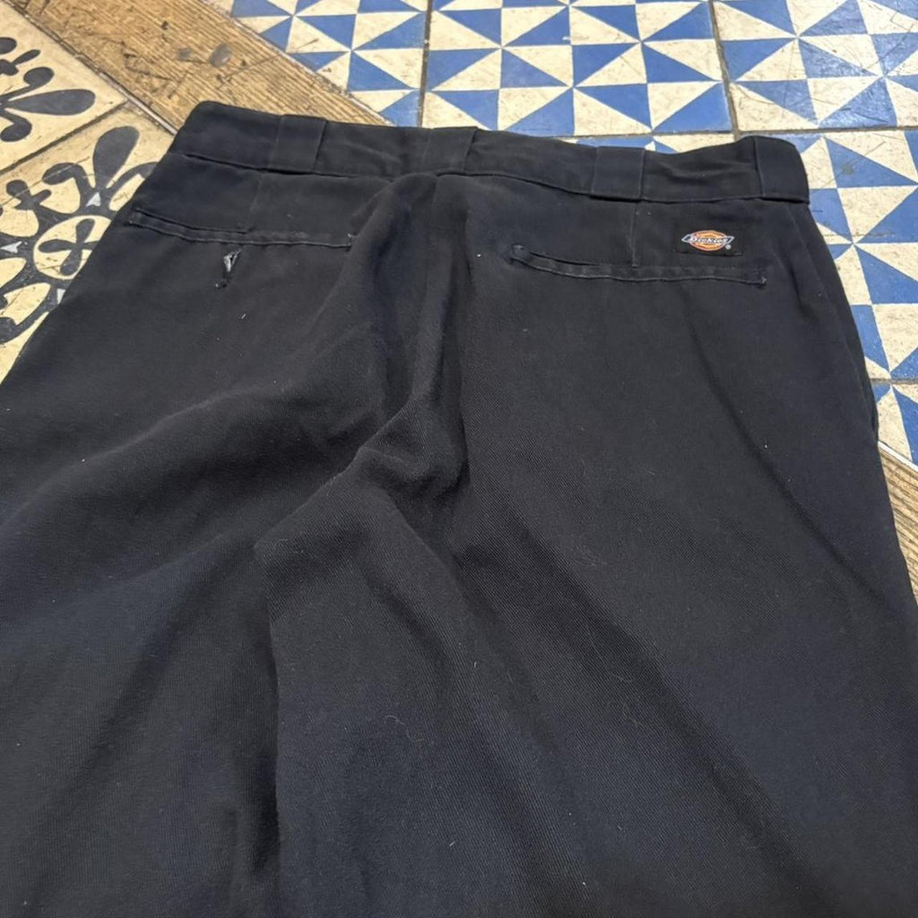 BR1011BW-F - Vintage retro essential Black Dickies Black Trousers pants casual workwear #skater #utility #workwear #straightleg #dickies