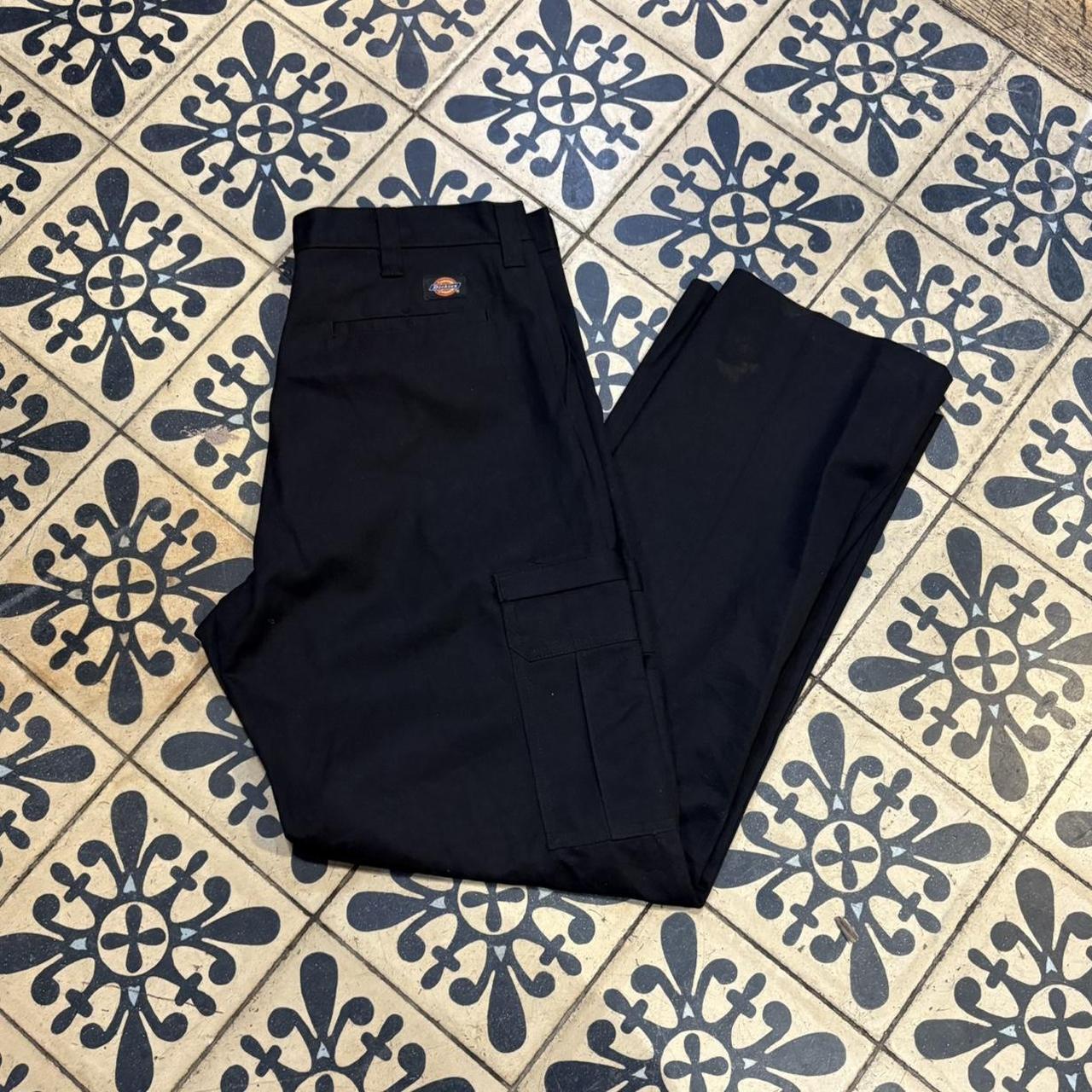 BR2306JB-P - Vintage retro essential Black Dickies carpenter cargo Trousers pants casual workwear #skater #utility #workwear #carpenter #dickies