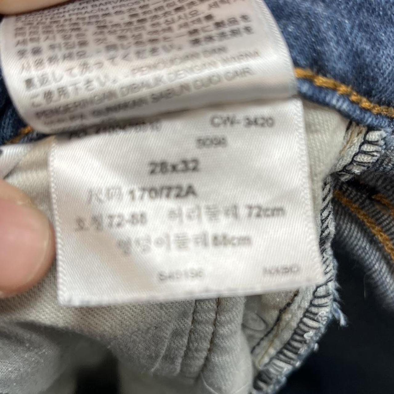 Levi’s 514 Dark Wash Denim Jeans