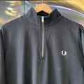 Fred Perry Essential Quarter Zip Sweater