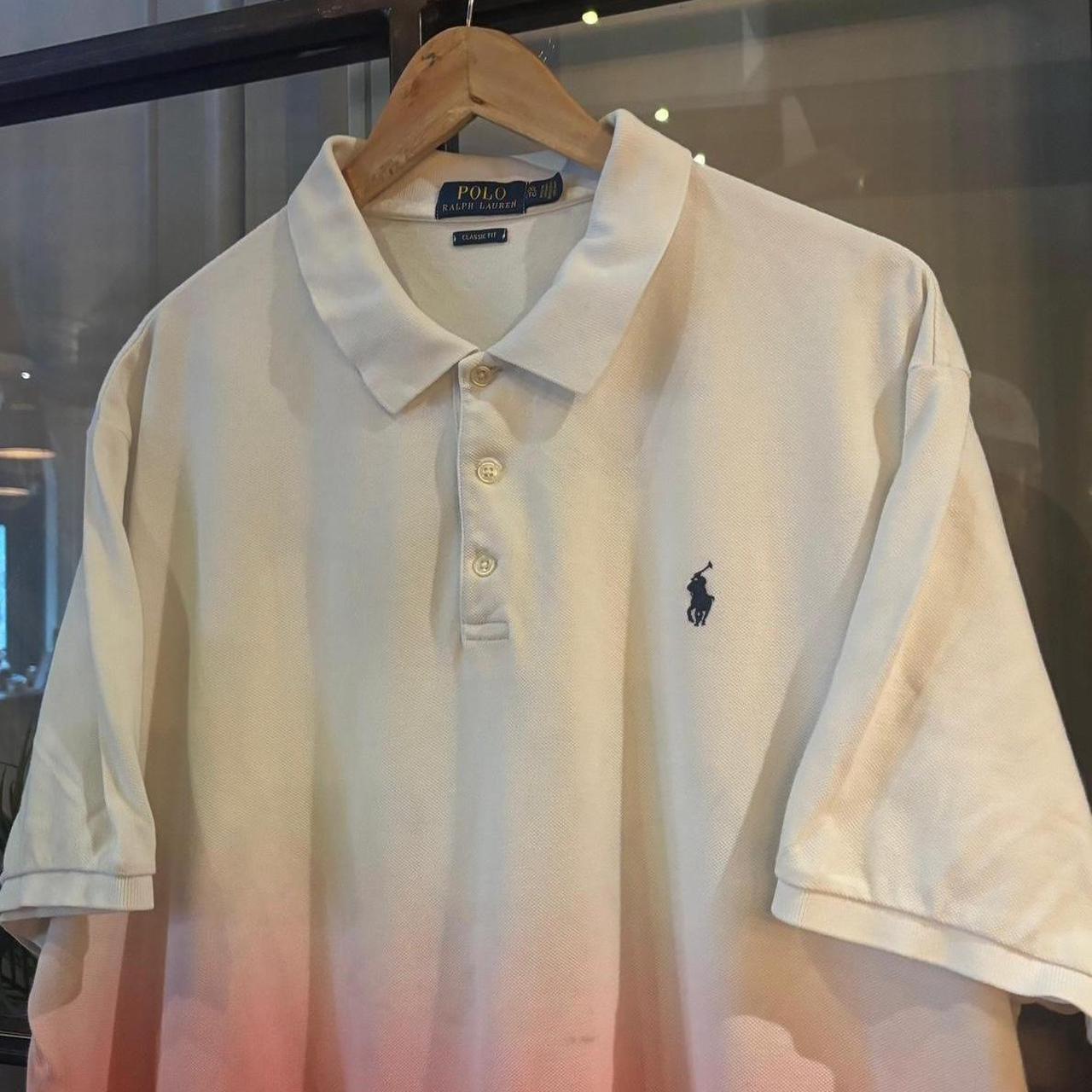 POL455-F - Vintage Retro Ralph Lauren Pink Dyed Polo Shirt Short Sleeve collared button up top  #Y2K #preppy #chiefkeef #oldmoney #ralphlauren