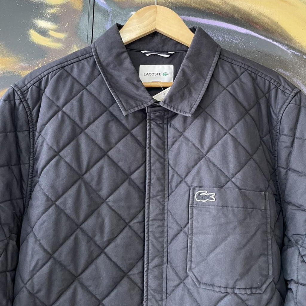 Lacoste Full Zip Diamond Quilted Jacket
