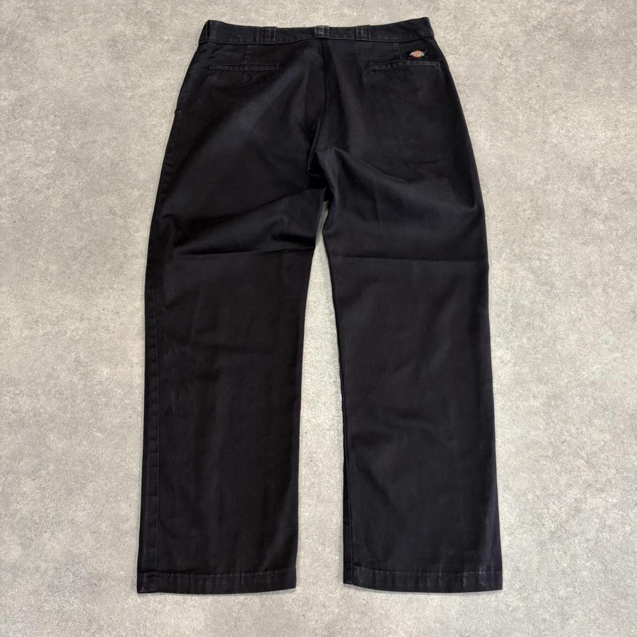 BR1011AO-U - Vintage retro essential  Black Dickies Straight Leg Trousers pants casual workwear #skater #utility #workwear #straightleg #dickies