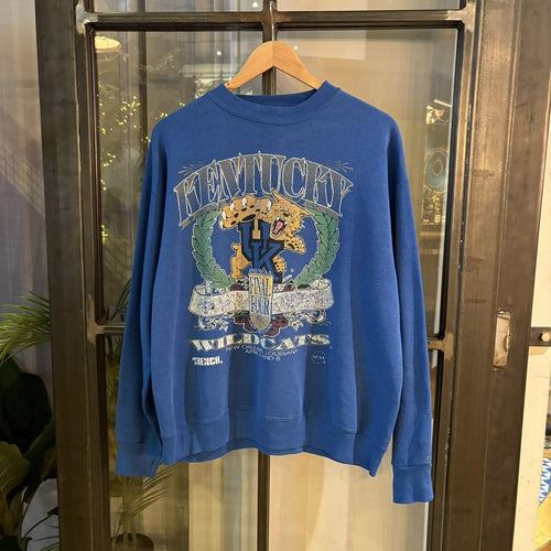1224B10 - 1993 NCAA Final Four New Orleans Louisiana Kentucky Wildcats blue crewneck sweatshirt #college #wildcats #kentucky #basketball