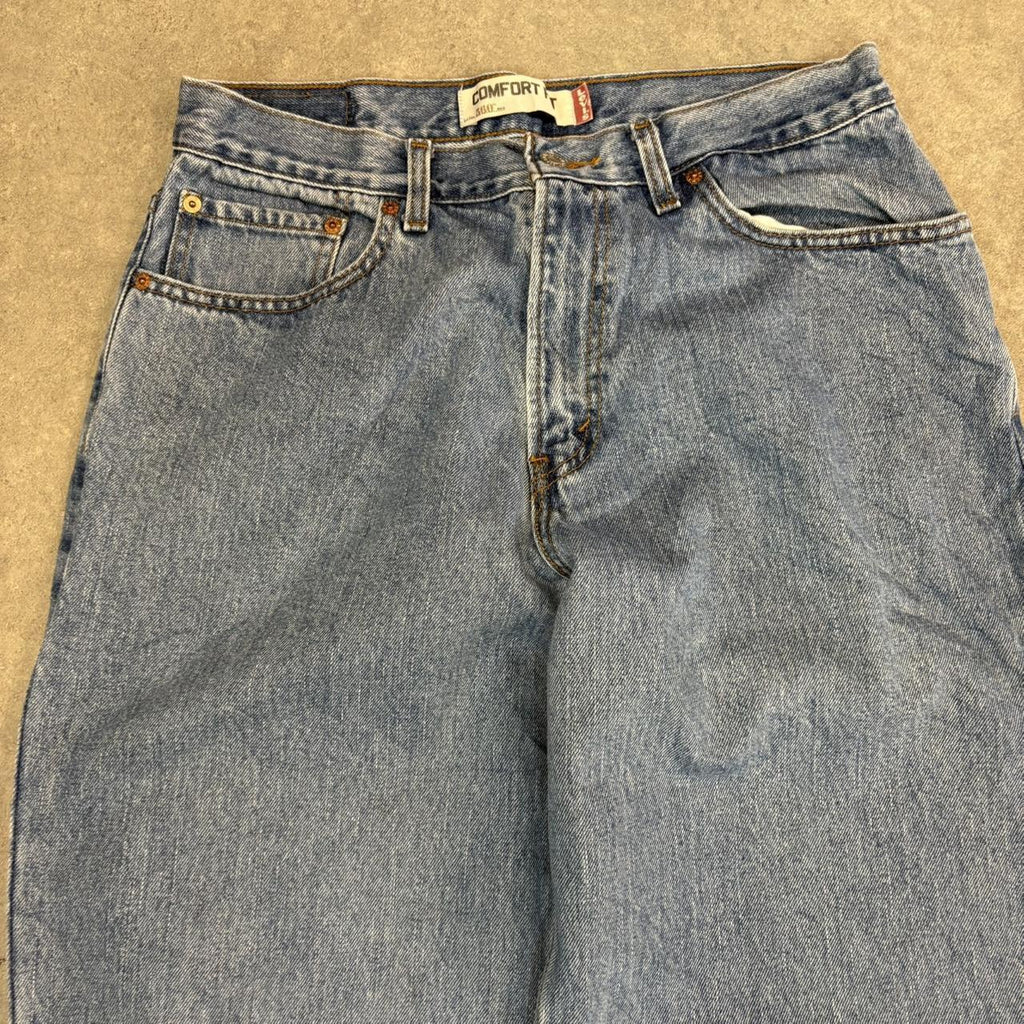 Vintage Blue Wash Levi’s 560 Jeans Mens 34” Loose Taper Comfort Fit Denim Trousers Skate Western Vintage Y2K 90s