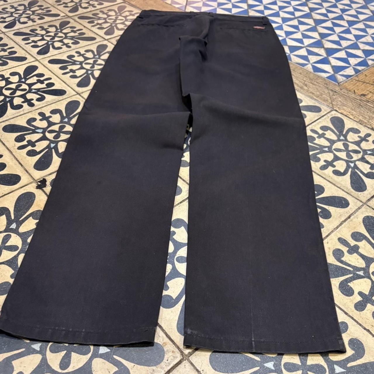 BR1011DO-F - Vintage retro essential Black Dickies Straight Leg Trousers pants casual workwear #skater #utility #workwear #straightleg #dickies