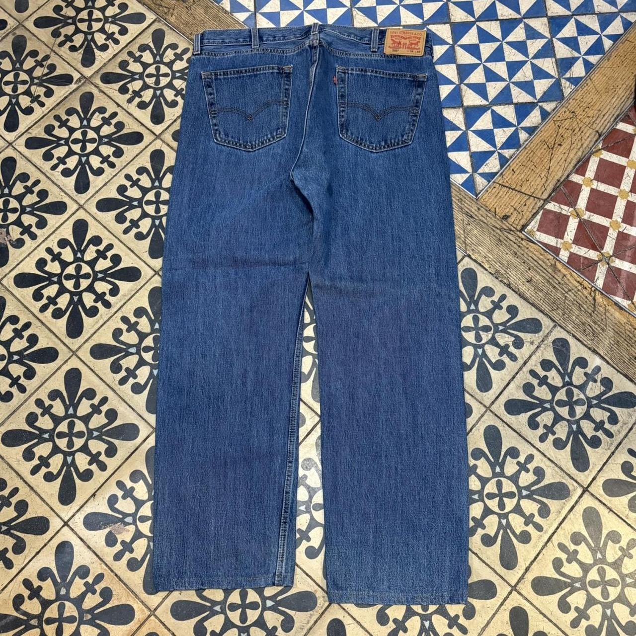 BR2804AZ-F - Vintage retro essential  Levi’s 505 Blue Wash Denim Jeans Trousers pants #denim #straightleg #levis505 #levis #jeans