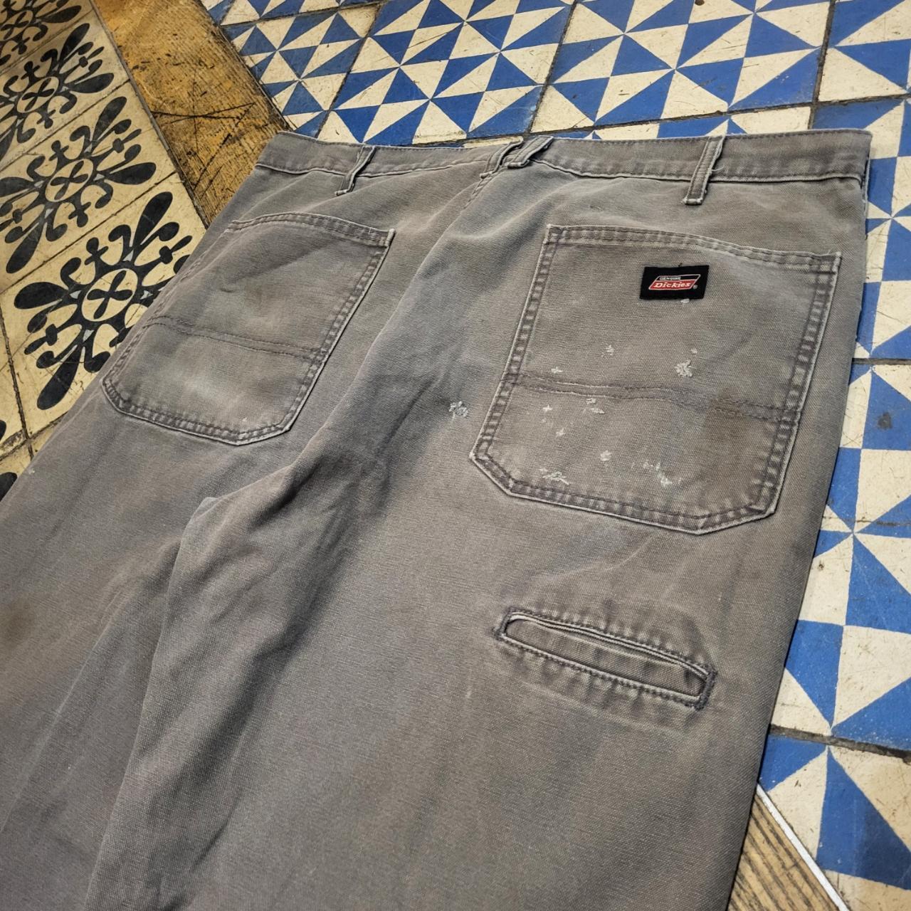 TRW235BR - Vintage retro essential Grey Dickies carpenter Trousers pants casual workwear #skater #utility #workwear #carpenter #dickies