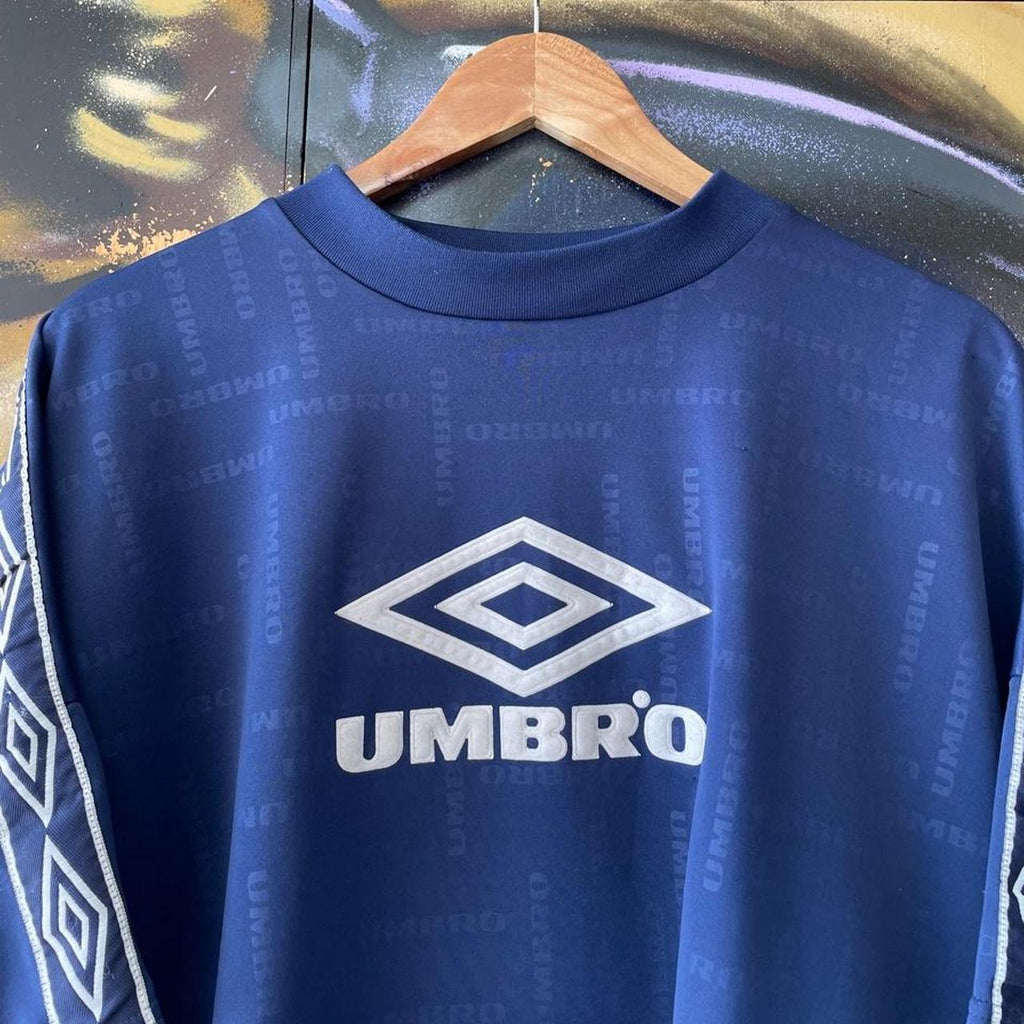 90s Umbro Centre Logo Monogram Training Top