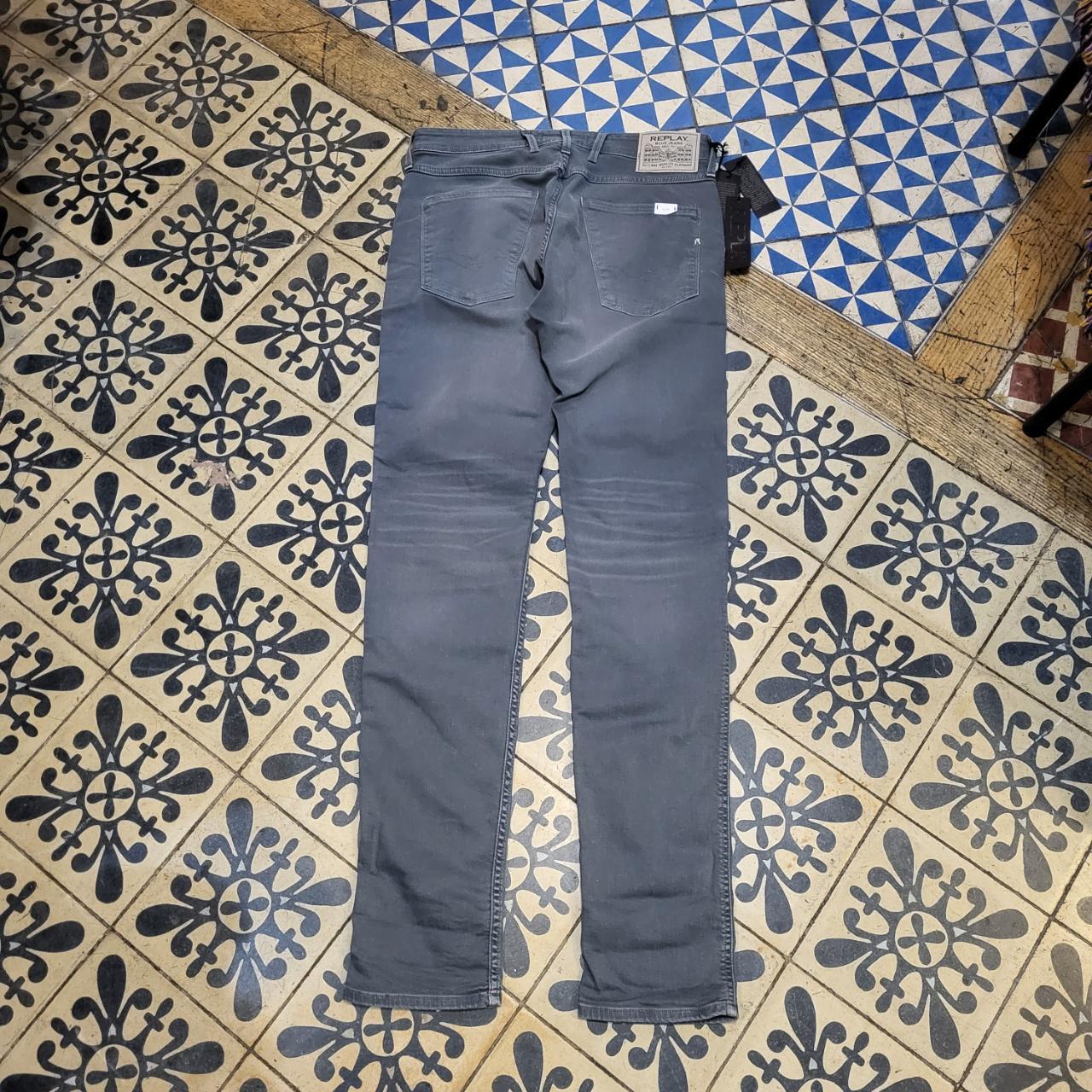 JNS202BR - Brand New with Tags Replay Grey Wash Denim Slim Fit Jeans Trousers pants #denim #denimjeans #replay #y2k #slimfit