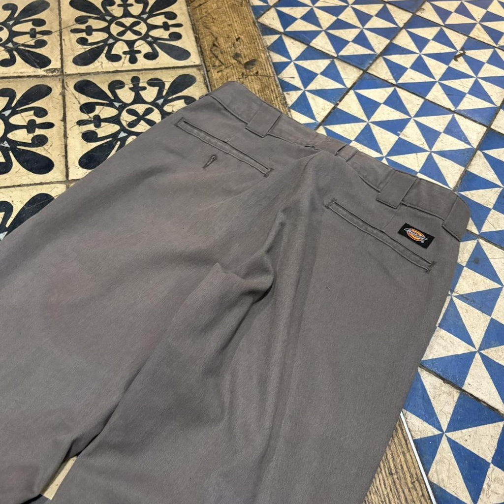 BR2401J-F - Vintage retro essential Grey Dickies Chino Trousers pants casual workwear #skater #utility #workwear #chinos #dickies