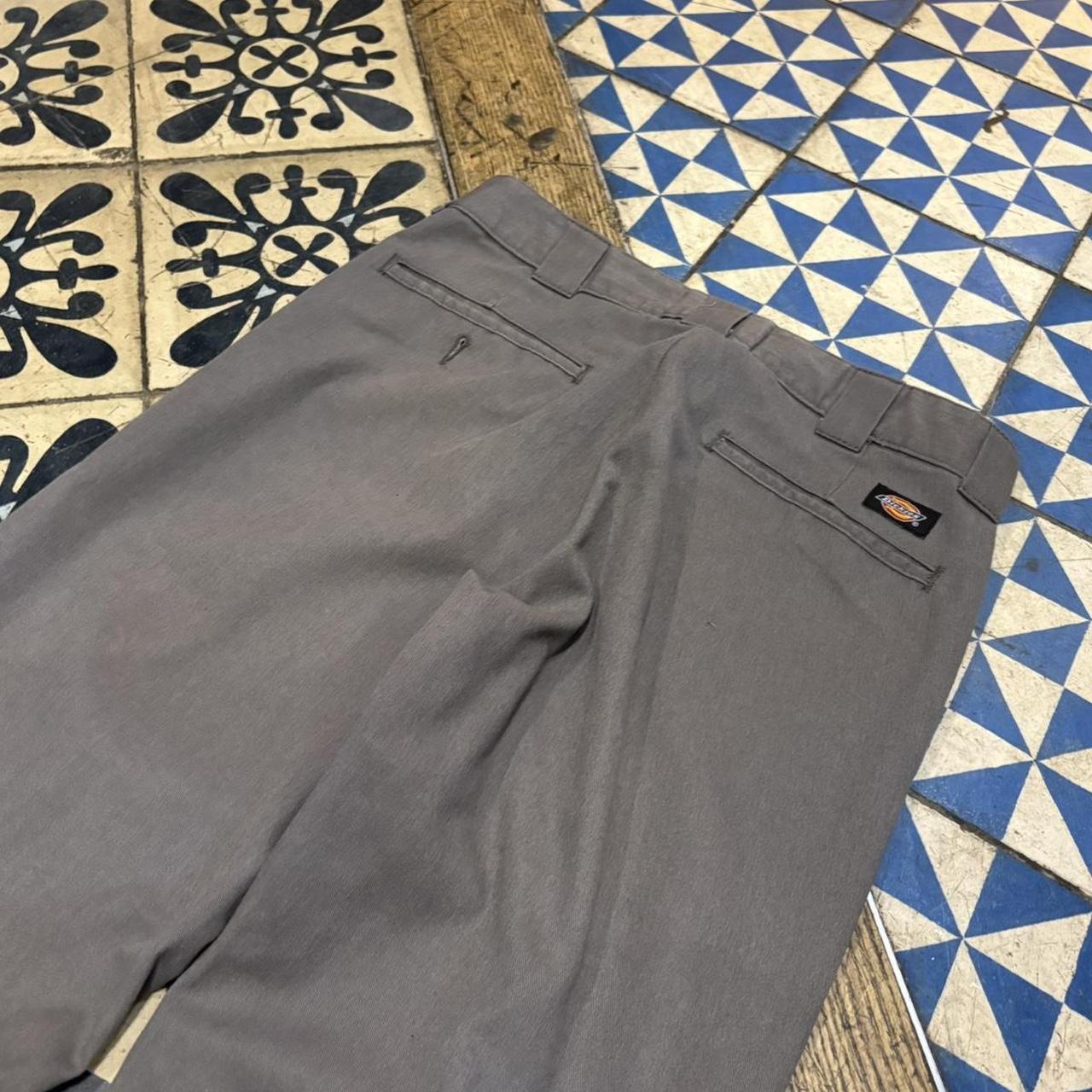 BR2401J-F - Vintage retro essential Grey Dickies Chino Trousers pants casual workwear #skater #utility #workwear #chinos #dickies