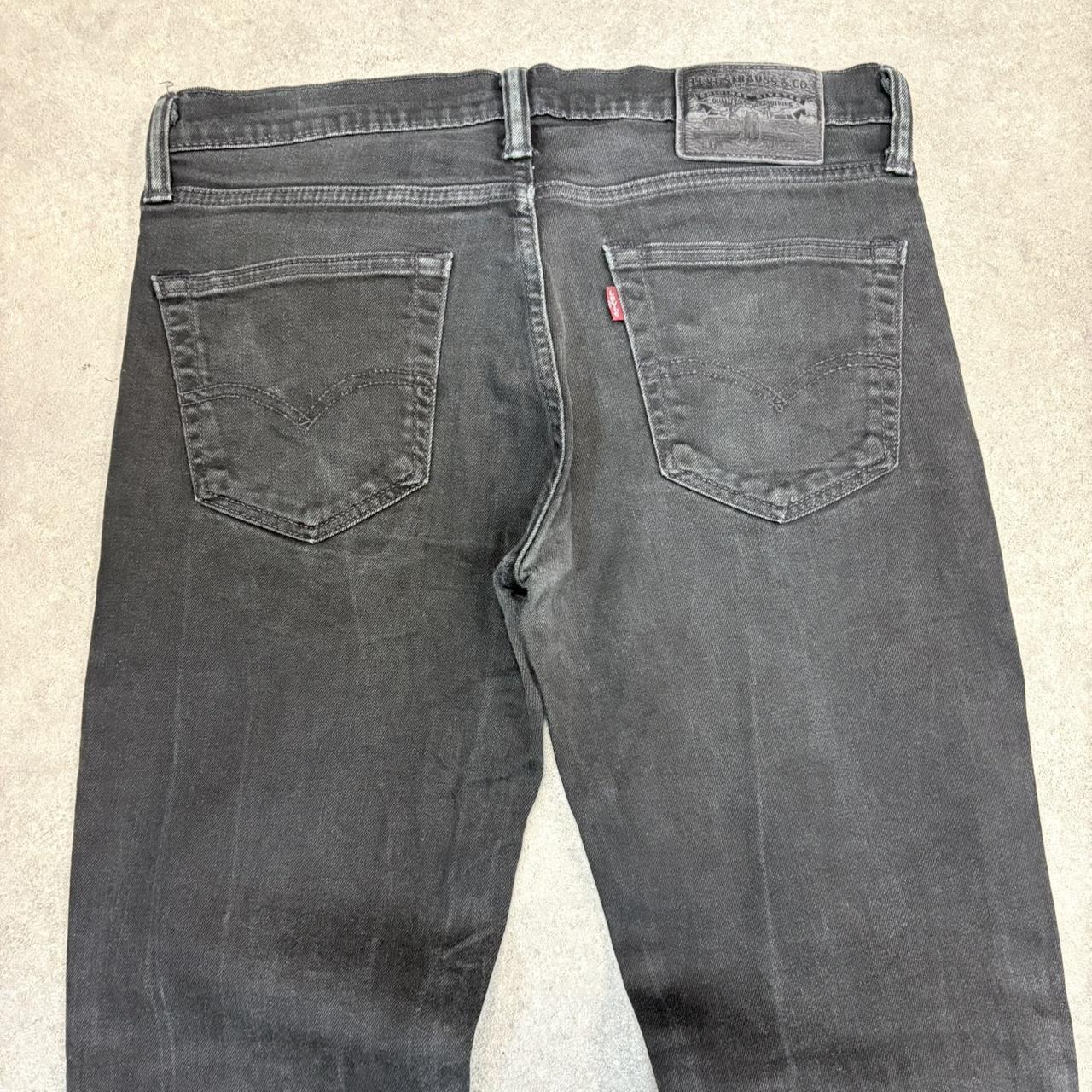 YIC1025D94-U - Vintage retro essential Levi’s 511 Black Wash Denim Skinny Straight Jeans Trousers pants #denim #levis #levis511 #skater #jeans