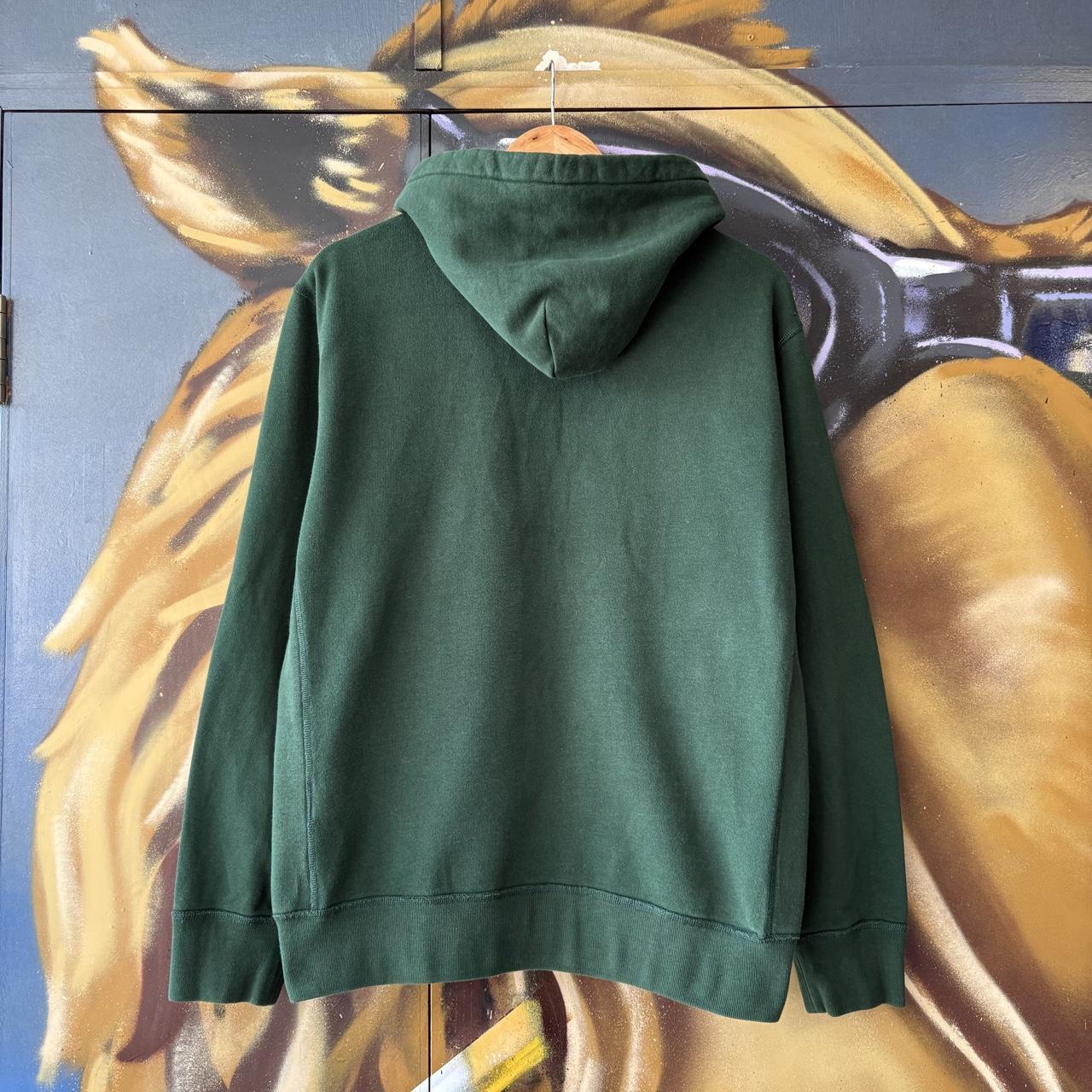 Vintage Polo Ralph Lauren Hoodie Mens Medium Dark Green Full Zip Sweatshirt  Jumper Preppy Old Money Top 90s Y2K 00s