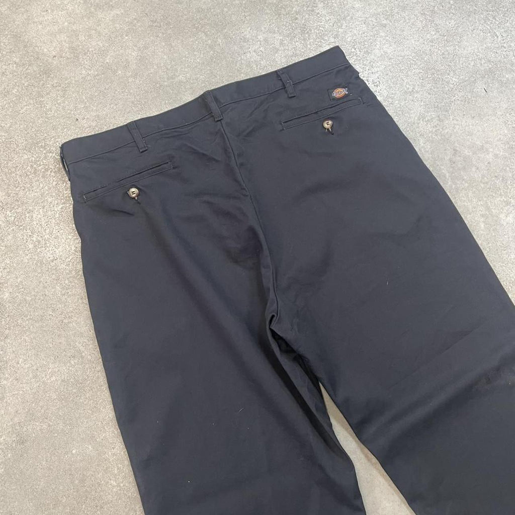 Dickies Black Chino Skater Trousers Workwear Pants