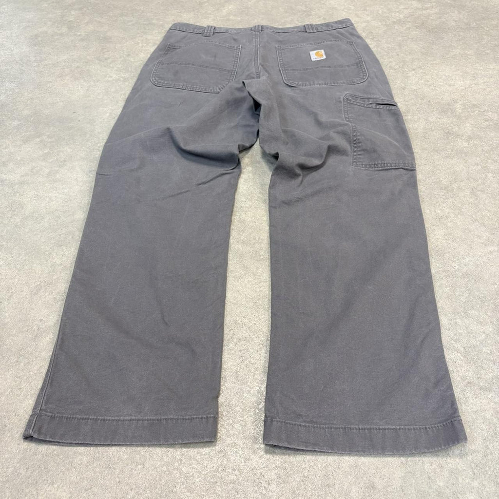 BR2701GM-U - Vintage retro essential Grey Carhartt carpenter Trousers pants casual workwear #skater #utility #workwear #carpenter #carhartt