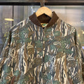 1224A86BR - Vintage Retro Essential Realtree Camouflage Khaki Green Brown Field Hunting graphic print Full Zip Bomber Jacket #realtree #hunting #camo #utility