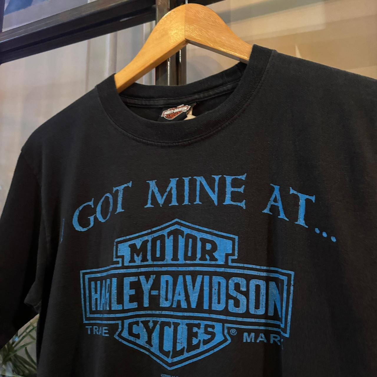 0325A22F - Vintage Retro Essential Harley Davidson Fort Thunder Moore Oklahoma Print Top Tee T-shirt #graphic #motorcycles #biker #harley #harleydavidson
