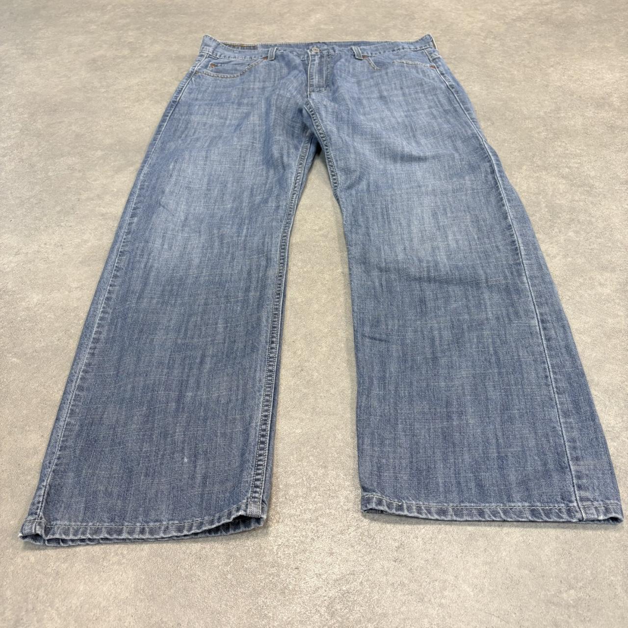 BR1912AIY-U - Vintage retro essential  Levi’s 569 Loose Straight Leg Mid Blue Wash Denim Jeans Trousers pants #denim #levis #levis569 #jeans #loosefit
