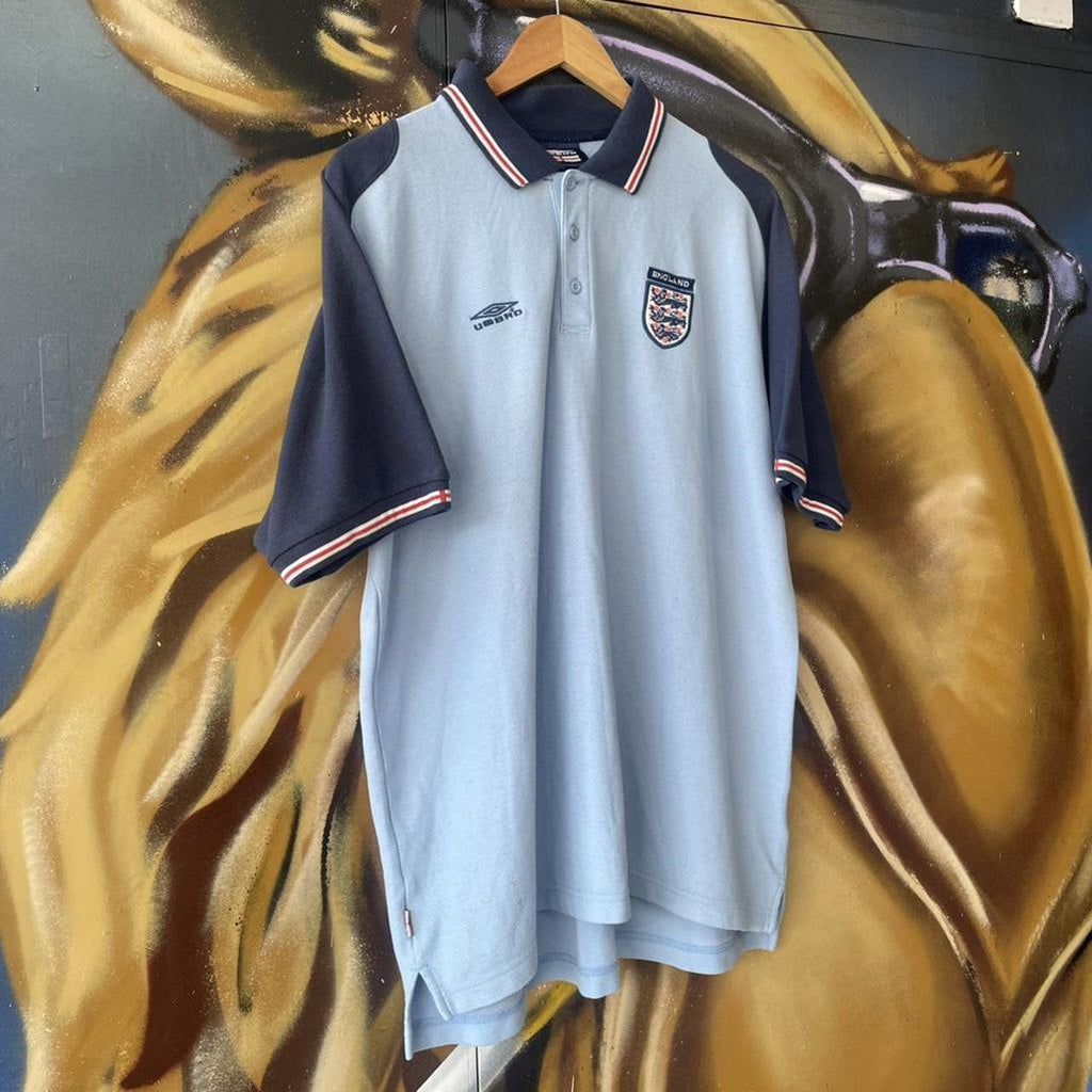 Y2K Umbro England Polo T-shirt