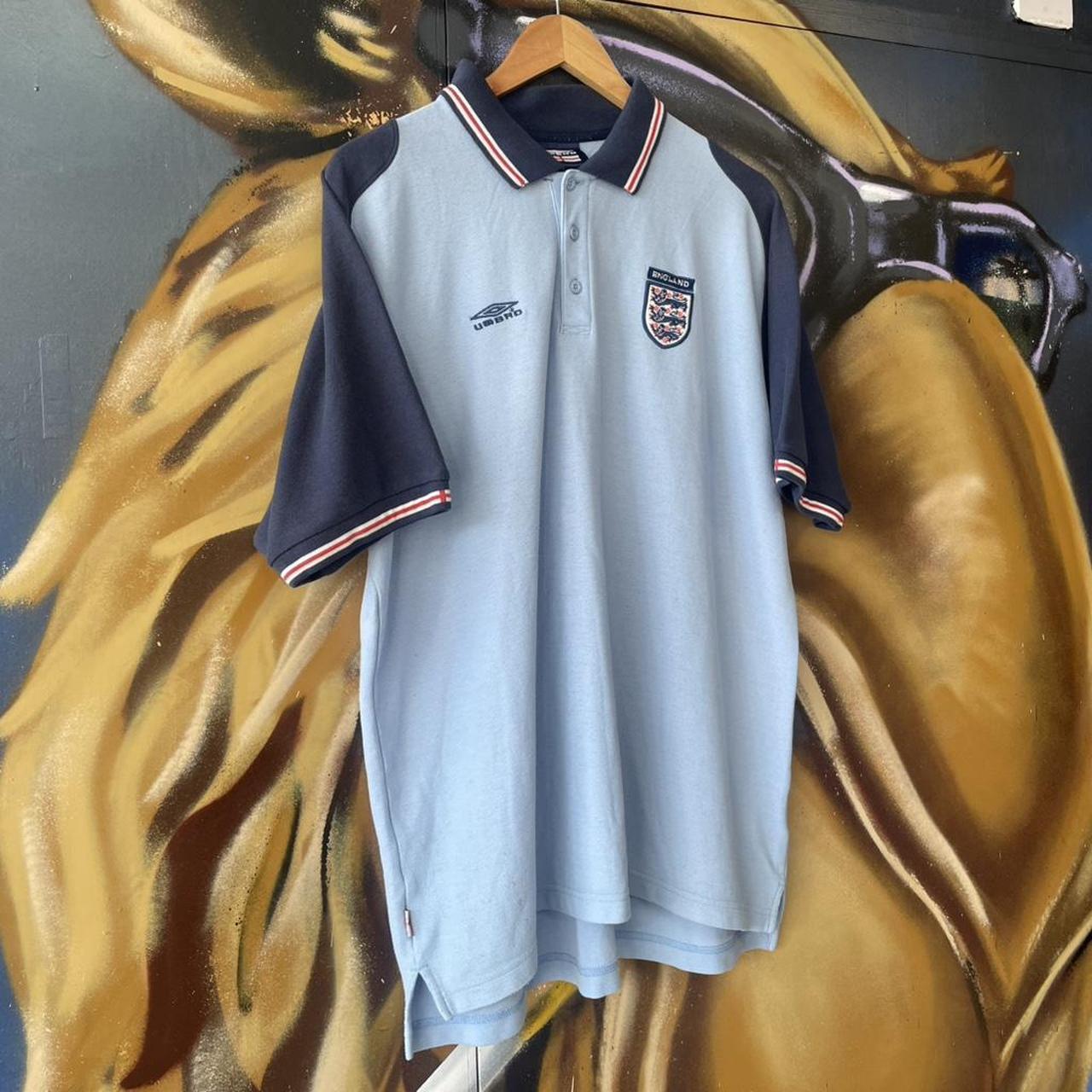 Y2K Umbro England Polo T-shirt