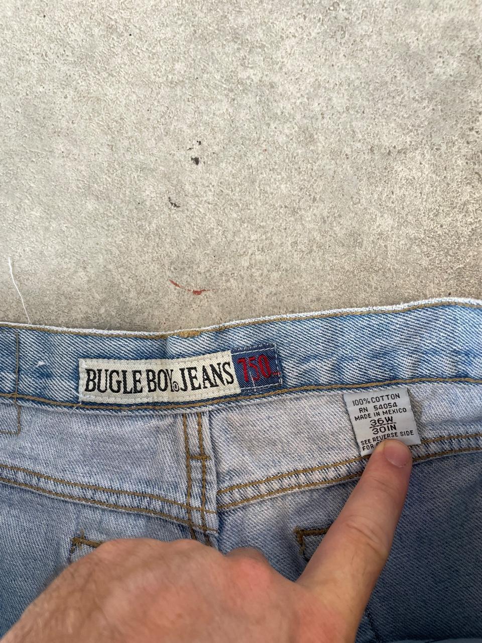 90s Light Wash Blue Denim Jorts Shorts