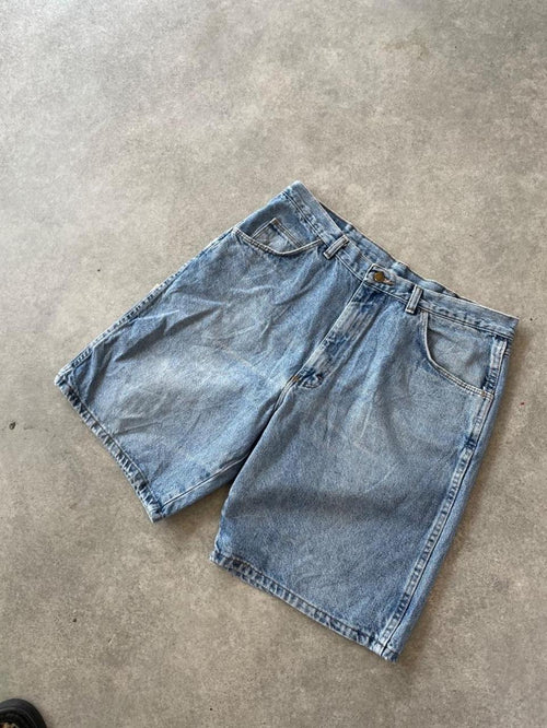 90s Mid Wash Blue Denim Jorts Shorts