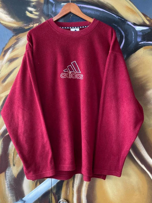 Adidas Centre Logo Fleece Sweatshirt