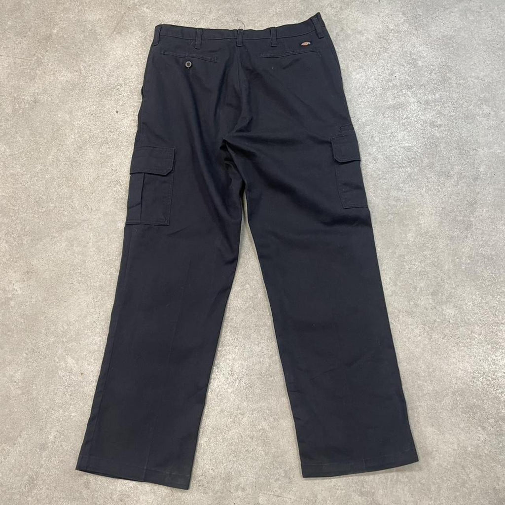 Dickies Black Cargo Skater Trousers Workwear Pants