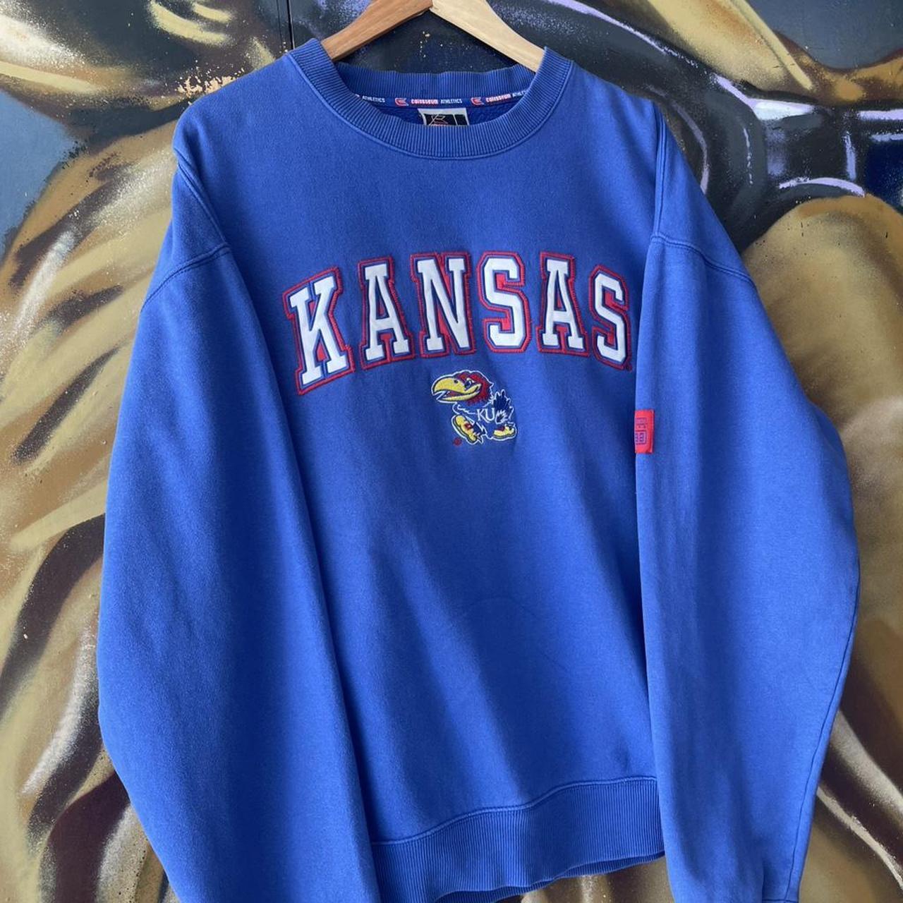 90s Kansas Jayhawks Baseball Spellout Sweatshirt