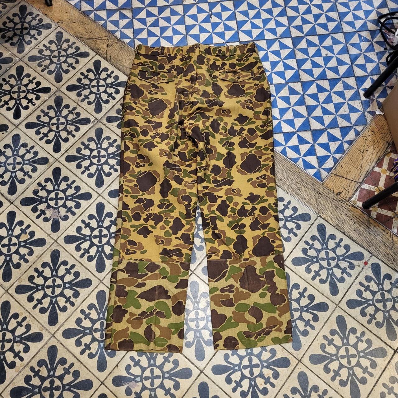 RTB033P - Vintage retro essential woodland RealTree adjustable cargos camo camouflage Carpenter Pants Trousers Jeans embroidered bottoms wide bagg straight leg hip hop skater 90s y2k workwear style