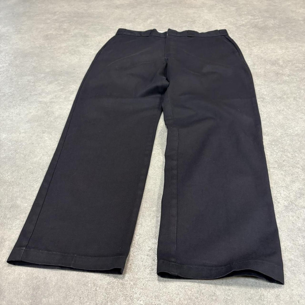 BR1912ZW-U - Vintage retro essential Black Dickies Straight Leg Trousers pants casual workwear #skater #utility #workwear #straightleg #dickies