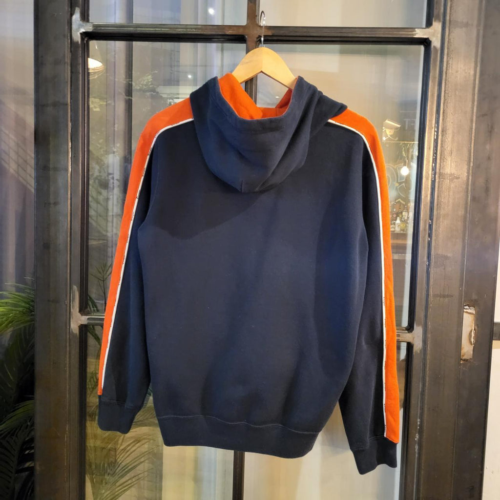 SWT306 - Vintage Retro Essential adult sweatshirt jumper crewneck with big graphic spellout centre chest embroidered logo 90s y2k style