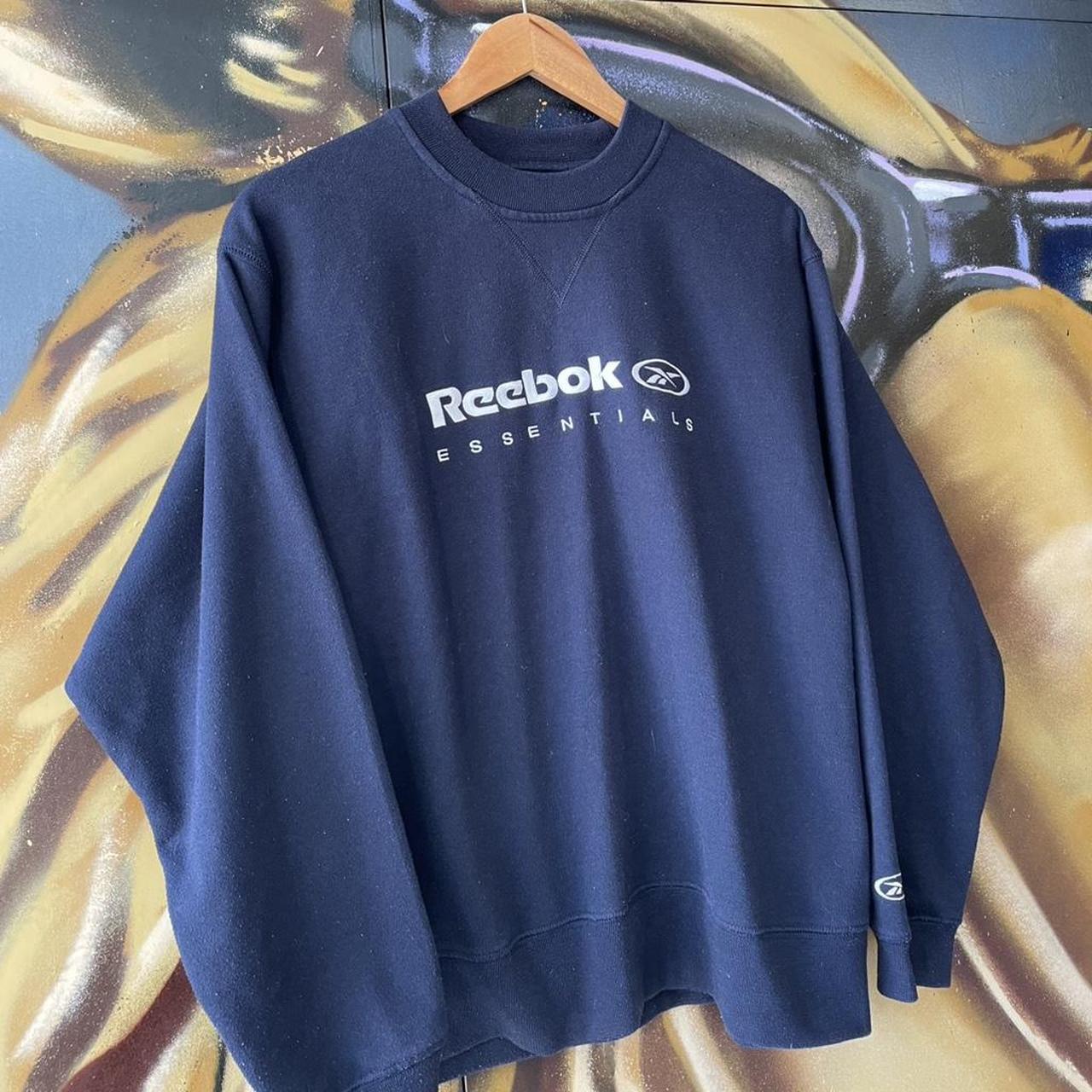 Reebok Essentials Embroidered Spellout Sweatshirt