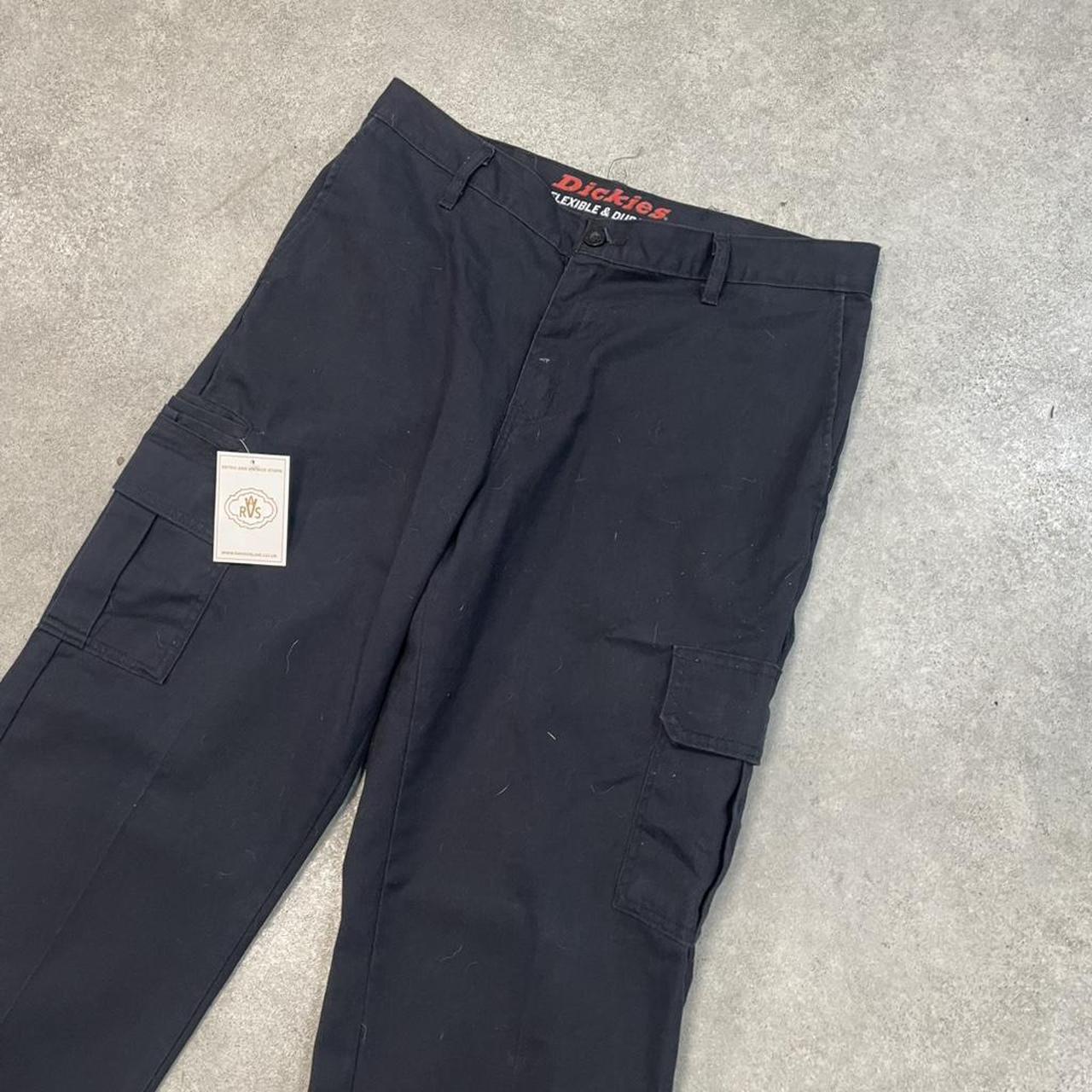Dickies Black Cargo Skater Trousers Workwear Pants