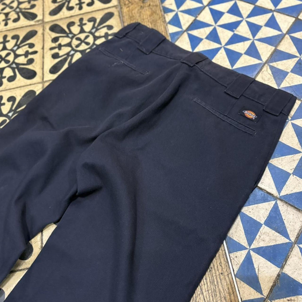 BR2306JH-F - Vintage retro essential Navy Dickies Trousers pants casual workwear #skater #utility #workwear #carpenter #dickies