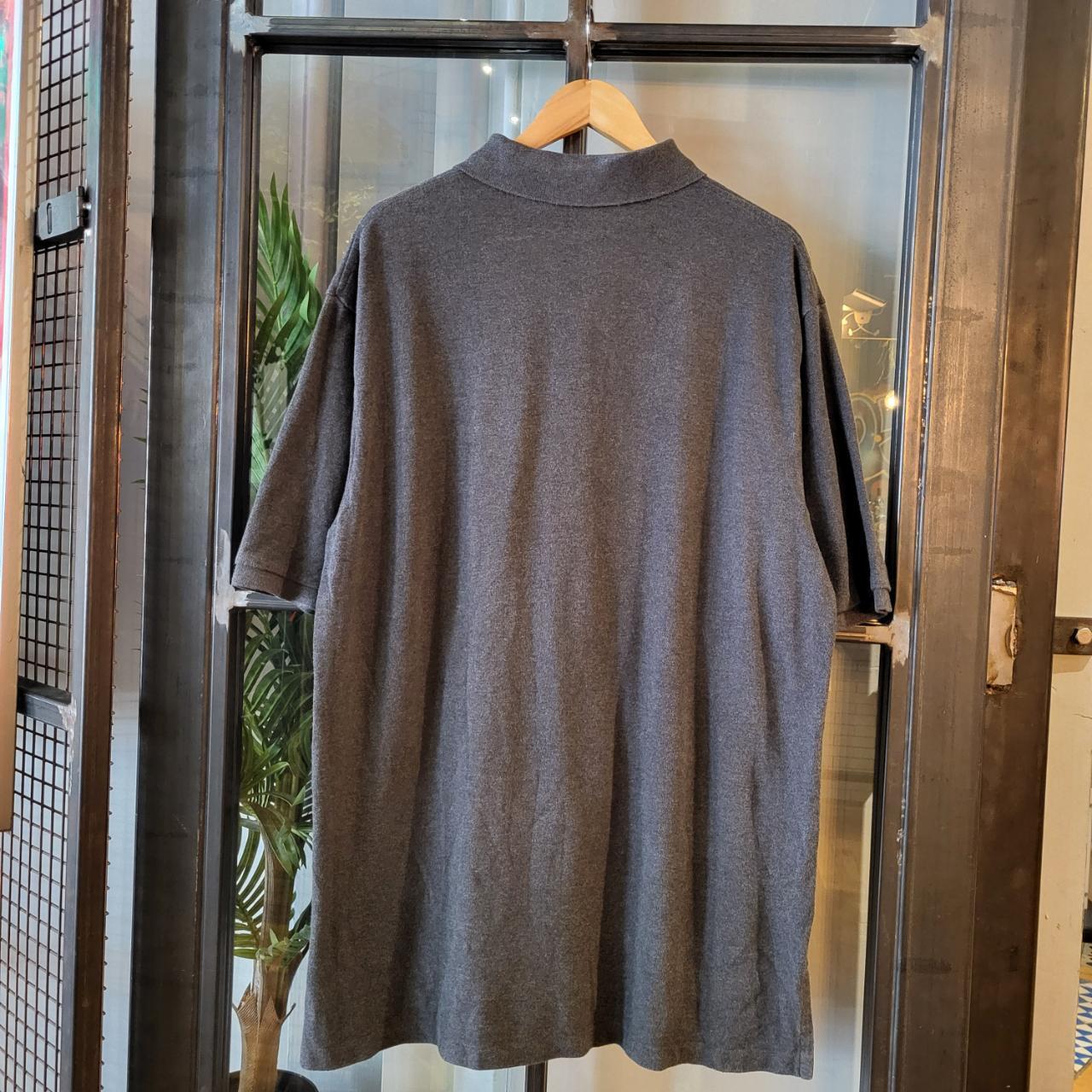 POL017 - Vintage Ralph Lauren Grey Polo Shirt Short Sleeve collared button up top #Y2K #preppy #chiefkeef